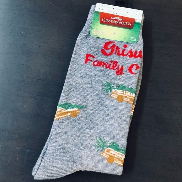National Lampoon Christmas Griswold Family Vacation Fun Socks - Picture 1 of 3